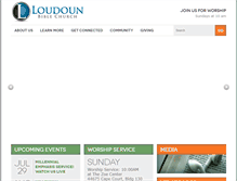 Tablet Screenshot of loudounbiblechurch.com